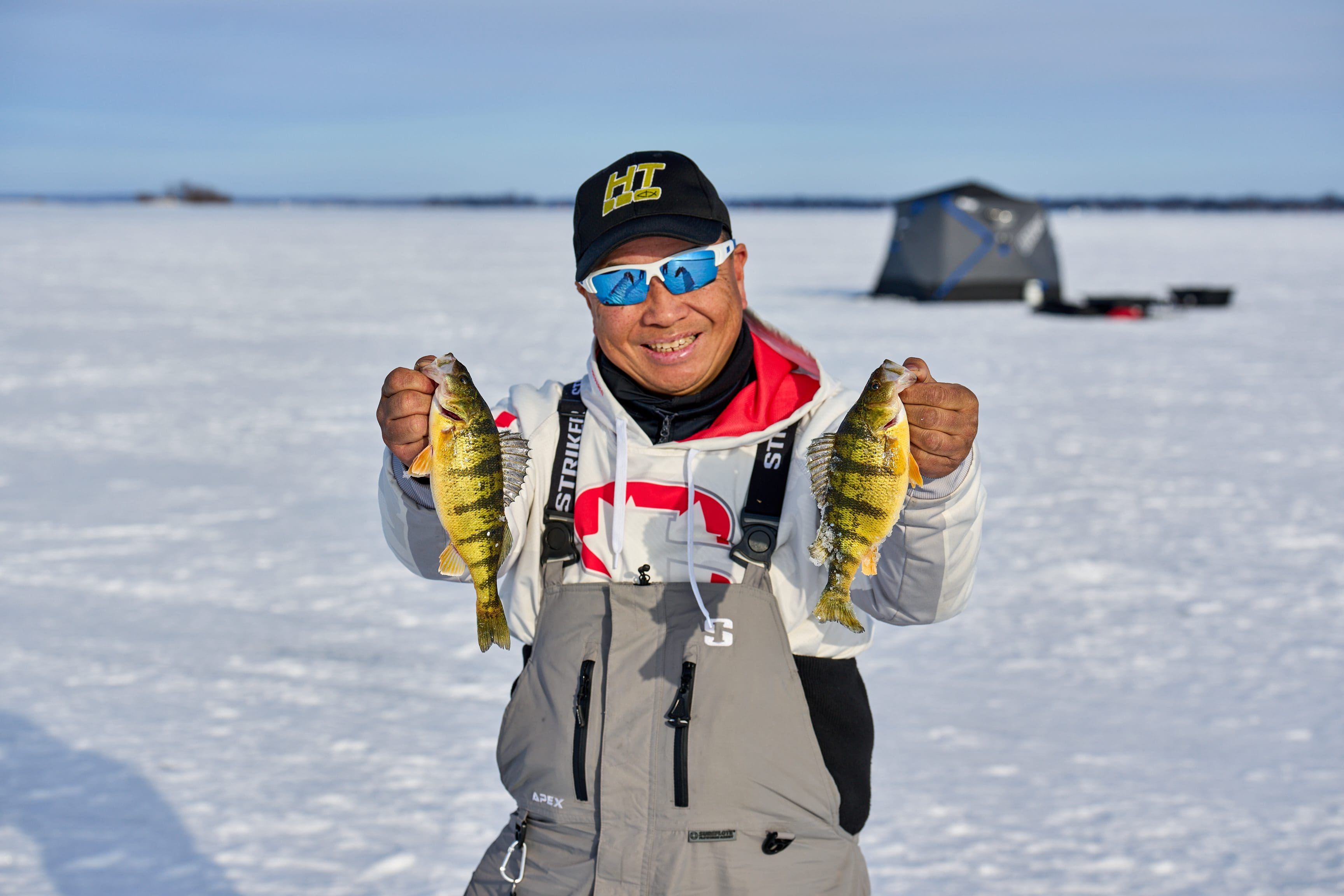 Descubra áreas produtivas para pesca no gelo